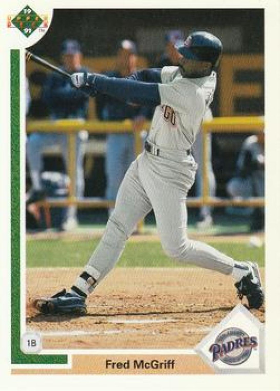 1991 Upper Deck #775 Fred McGriff VG San Diego Padres 