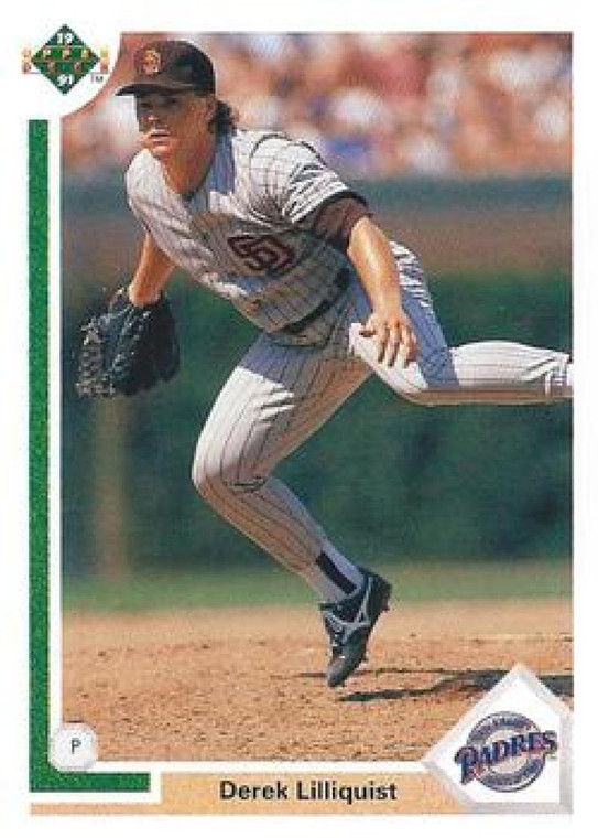 1991 Upper Deck #251 Derek Lilliquist VG San Diego Padres 