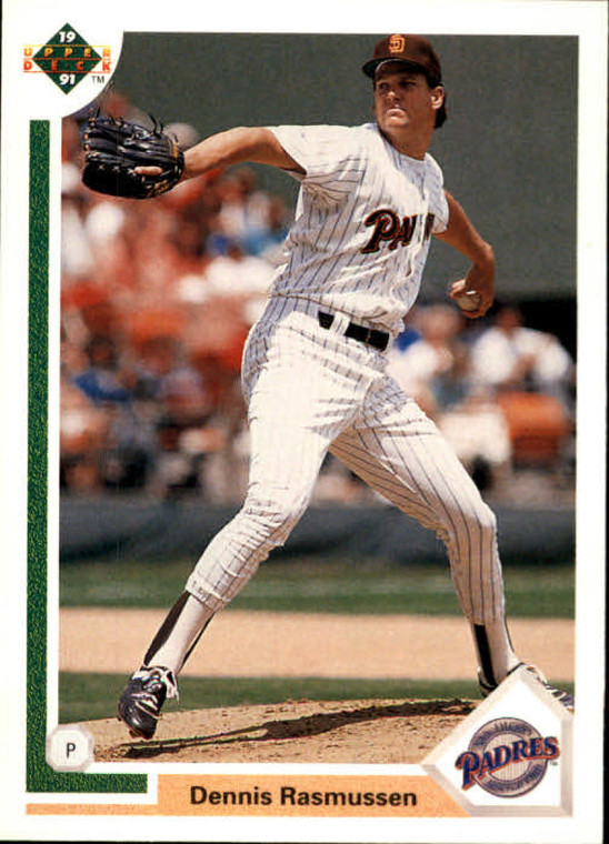 1991 Upper Deck #230 Dennis Rasmussen VG San Diego Padres 