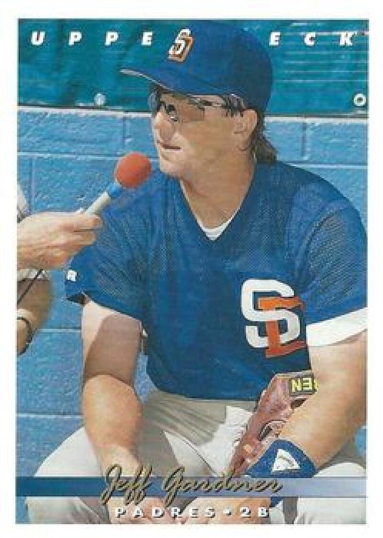 1993 Upper Deck #639 Jeff Gardner VG San Diego Padres 