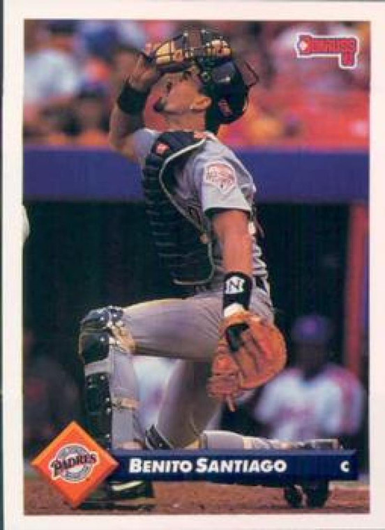 1993 Donruss #522 Benito Santiago VG San Diego Padres 