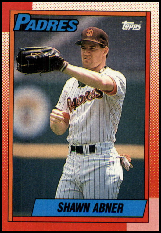 1990 Topps #122 Shawn Abner VG San Diego Padres 