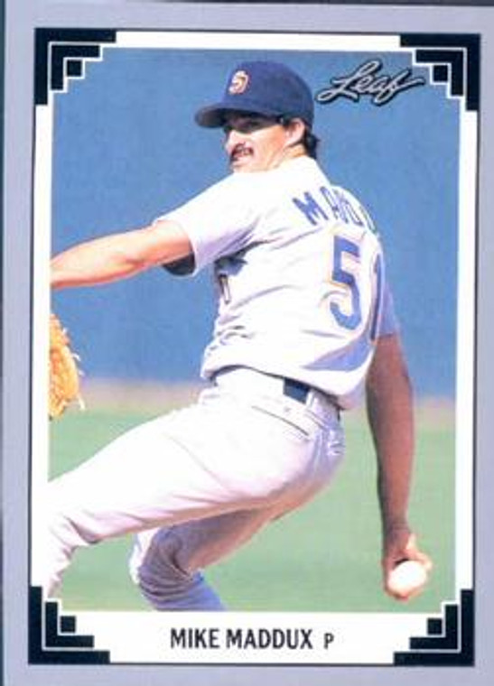 1991 Leaf #300 Mike Maddux VG San Diego Padres 