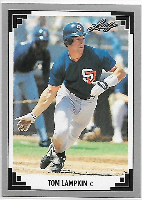 1991 Leaf #512 Tom Lampkin VG San Diego Padres 