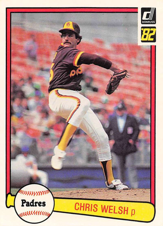 1982 Donruss #44 Chris Welsh VG San Diego Padres 