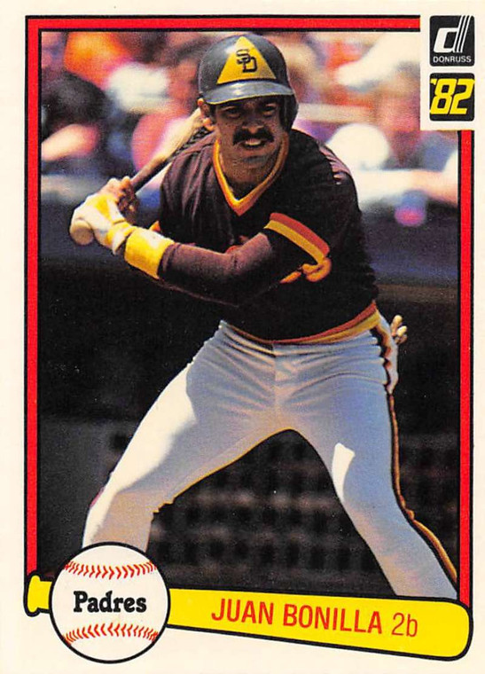1982 Donruss #220 Juan Bonilla VG RC Rookie San Diego Padres 