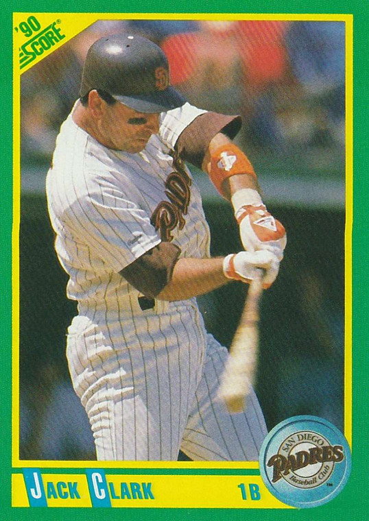 1990 Score #20 Jack Clark VG San Diego Padres 