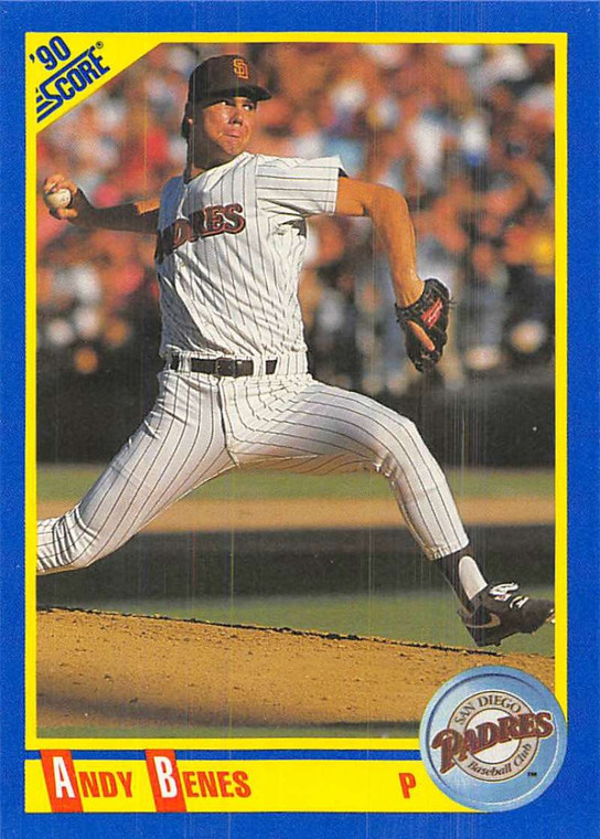 1990 Score #578 Andy Benes UER VG San Diego Padres 