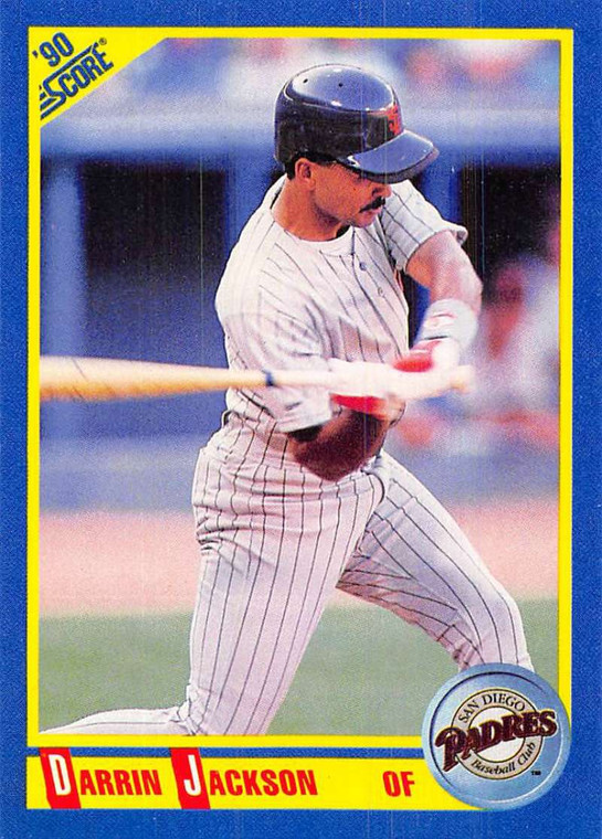 1990 Score #541 Darrin Jackson VG San Diego Padres 