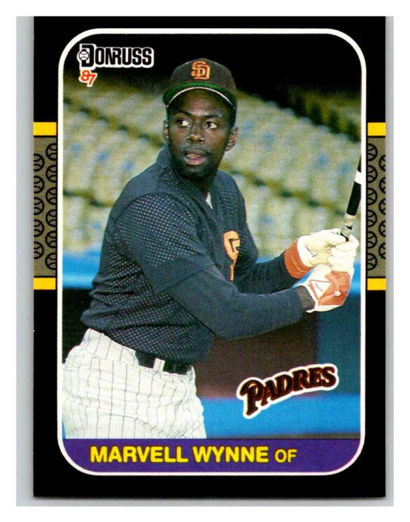 1987 Donruss #411 Marvell Wynne VG San Diego Padres 