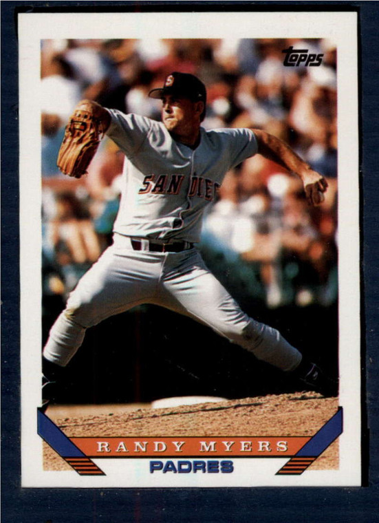 1993 Topps #302 Randy Myers VG San Diego Padres 