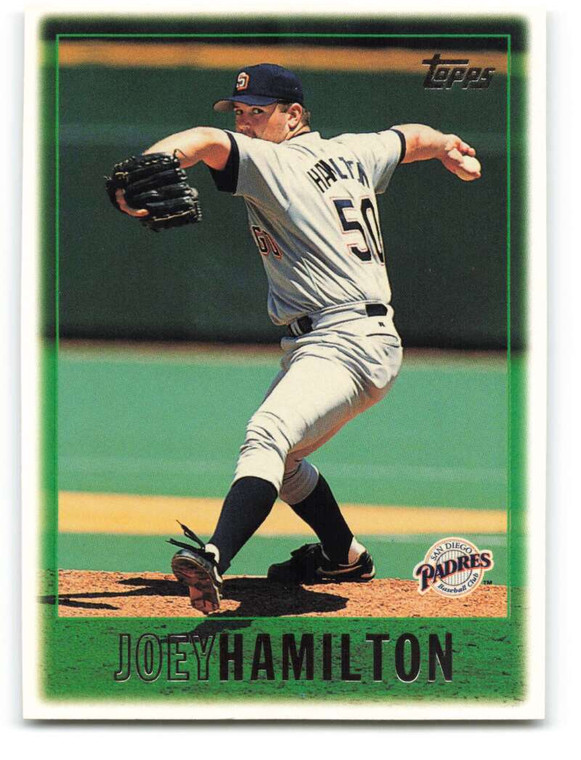 1997 Topps #117 Joey Hamilton VG  San Diego Padres 