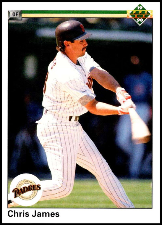 1990 Upper Deck #435 Chris James VG San Diego Padres 