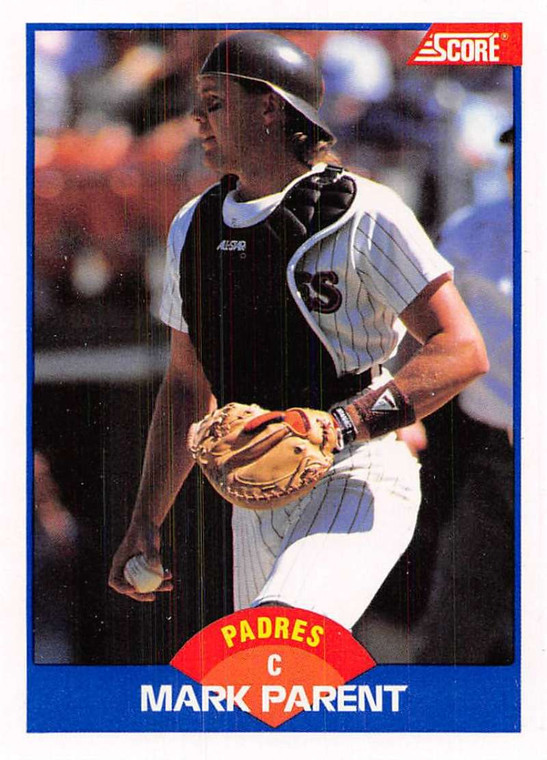 1989 Score #576 Mark Parent VG RC Rookie San Diego Padres 