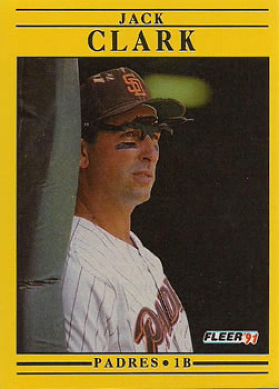 1991 Fleer #526 Jack Clark VG San Diego Padres 