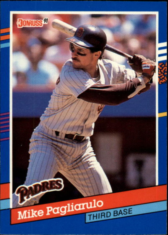 1991 Donruss #140 Mike Pagliarulo VG San Diego Padres 