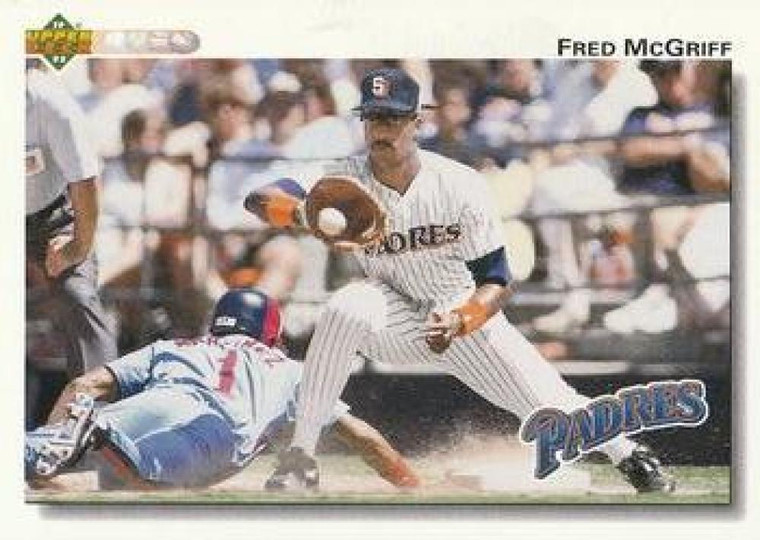 1992 Upper Deck #344 Fred McGriff VG San Diego Padres 