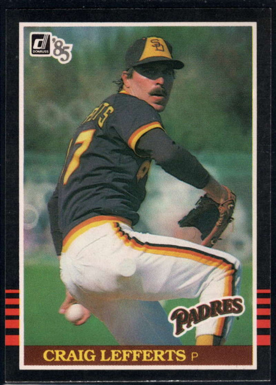 1985 Donruss #261 Craig Lefferts VG San Diego Padres 