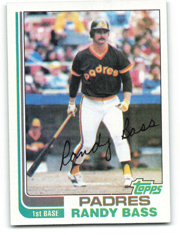1982 Topps #307 Randy Bass VG San Diego Padres 