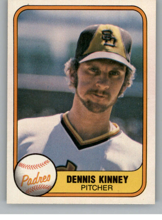1981 Fleer #505 Dennis Kinney VG RC Rookie San Diego Padres 