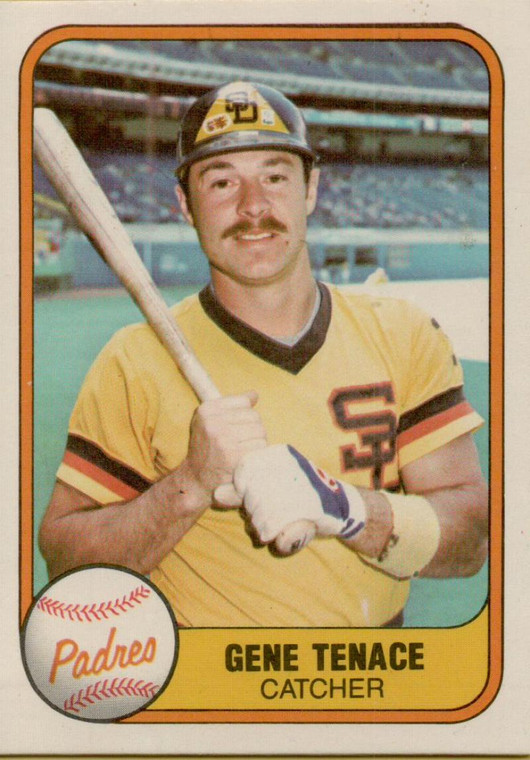 1981 Fleer #489 Gene Tenace VG San Diego Padres 