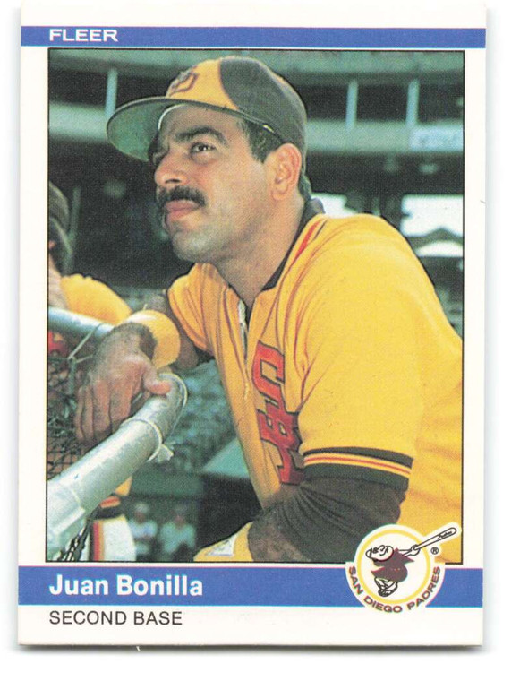 1984 Fleer #295 Juan Bonilla VG San Diego Padres 