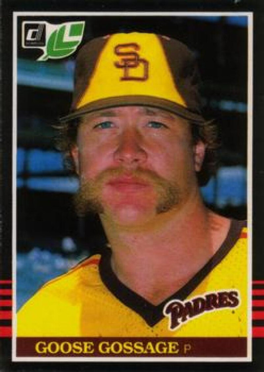 1985 Donruss/Leaf #204 Rich Gossage VG San Diego Padres 
