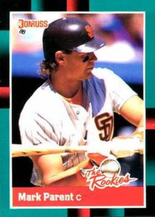 1988 Donruss Rookies #8 Mark Parent VG RC Rookie San Diego Padres 