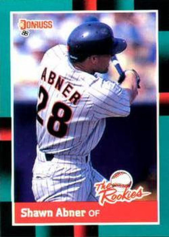 1988 Donruss Rookies #5 Shawn Abner VG San Diego Padres 