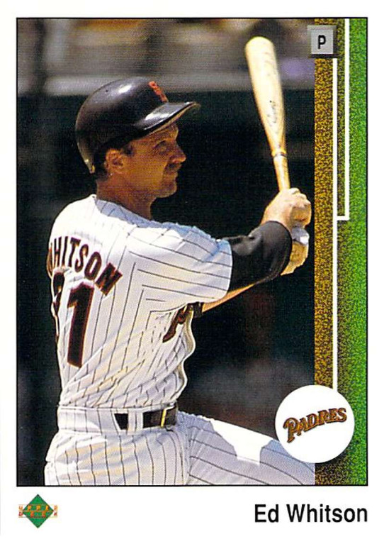 1989 Upper Deck #453 Ed Whitson VG San Diego Padres 