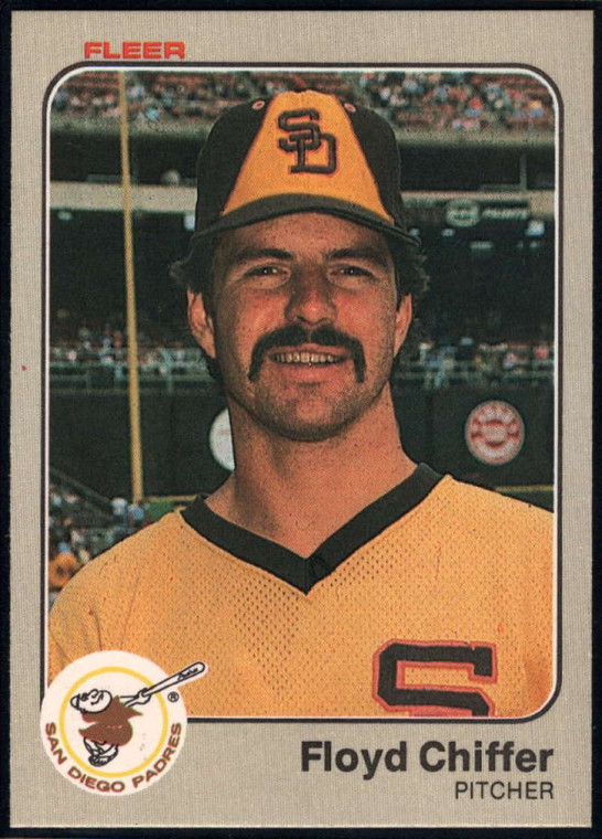 1983 Fleer #354 Floyd Chiffer VG RC Rookie San Diego Padres 