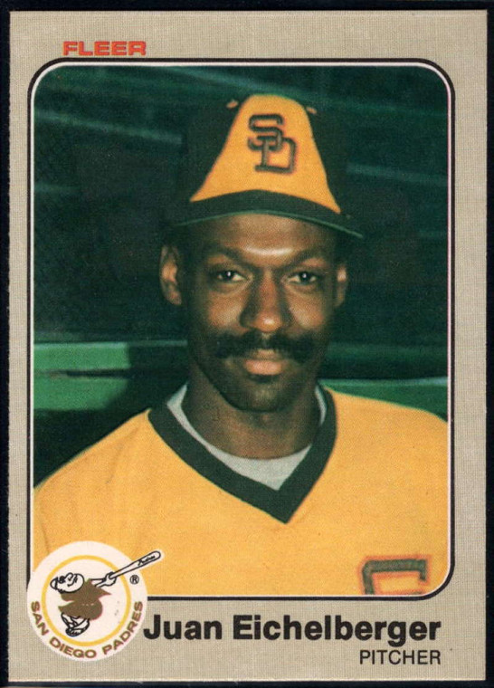 1983 Fleer #358 Juan Eichelberger VG San Diego Padres 