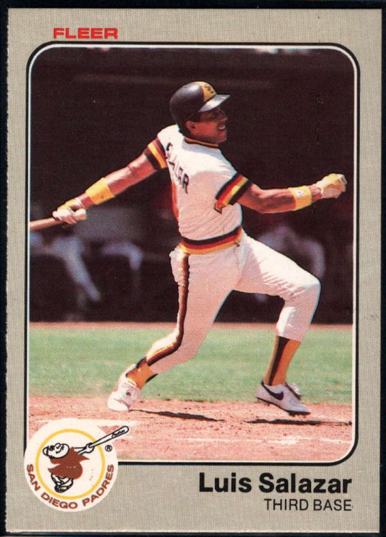 1983 Fleer #371 Luis Salazar VG San Diego Padres 