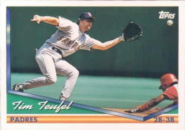 1994 Topps #254 Tim Teufel VG San Diego Padres 