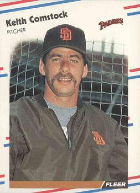 1988 Fleer #579 Keith Comstock VG San Diego Padres 