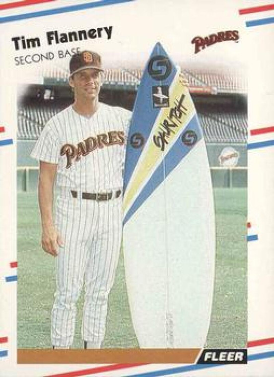 1988 Fleer #582 Tim Flannery VG San Diego Padres 