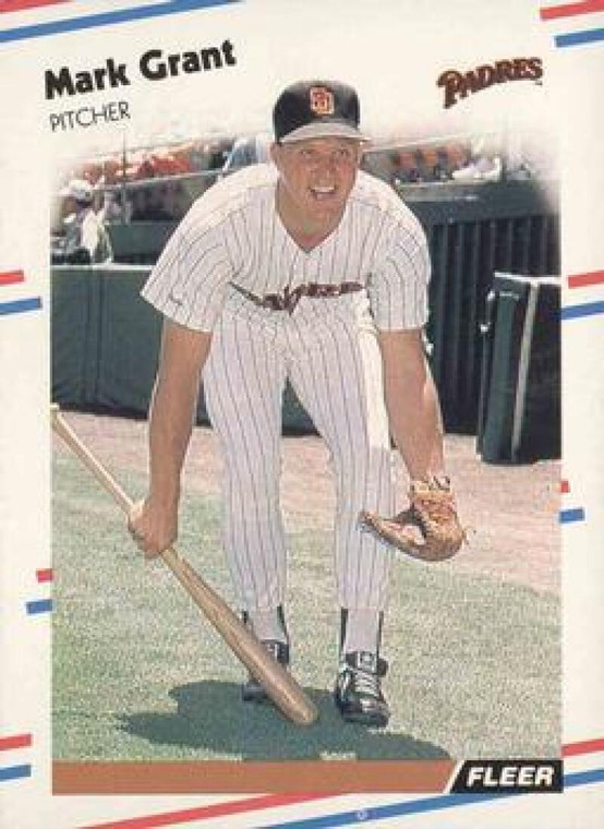 1988 Fleer #584 Mark Grant VG San Diego Padres 
