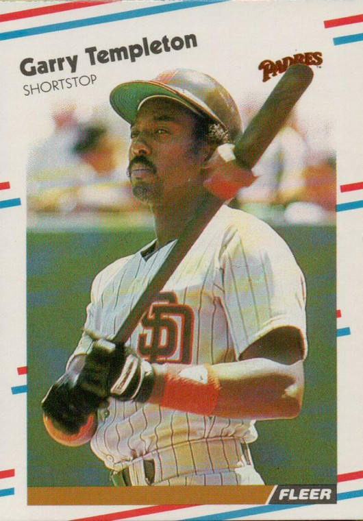 1988 Fleer #598 Garry Templeton VG San Diego Padres 
