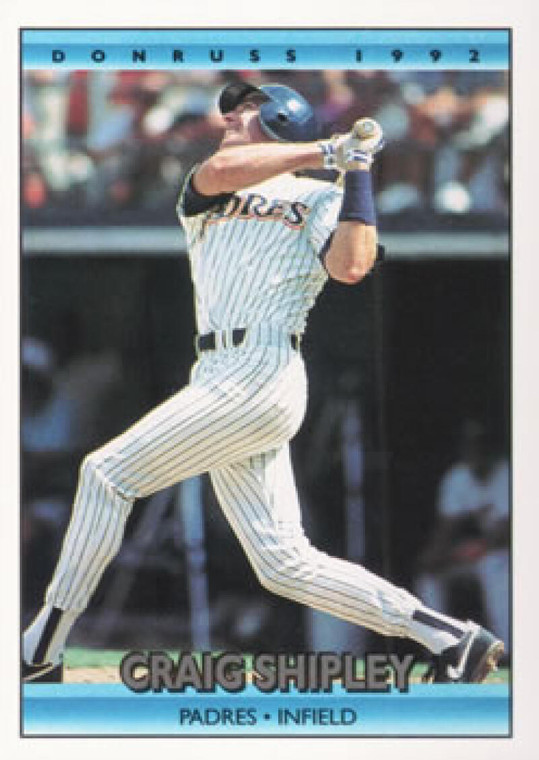 1992 Donruss #667 Craig Shipley VG San Diego Padres 