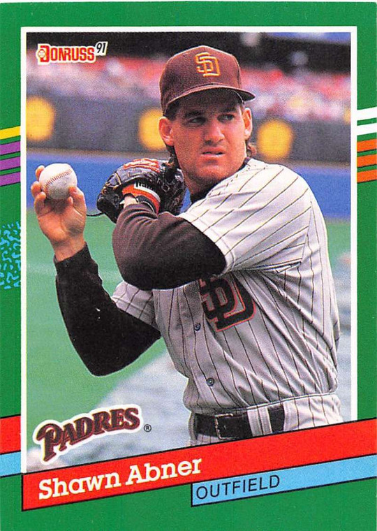 1991 Donruss #561 Shawn Abner VG San Diego Padres 