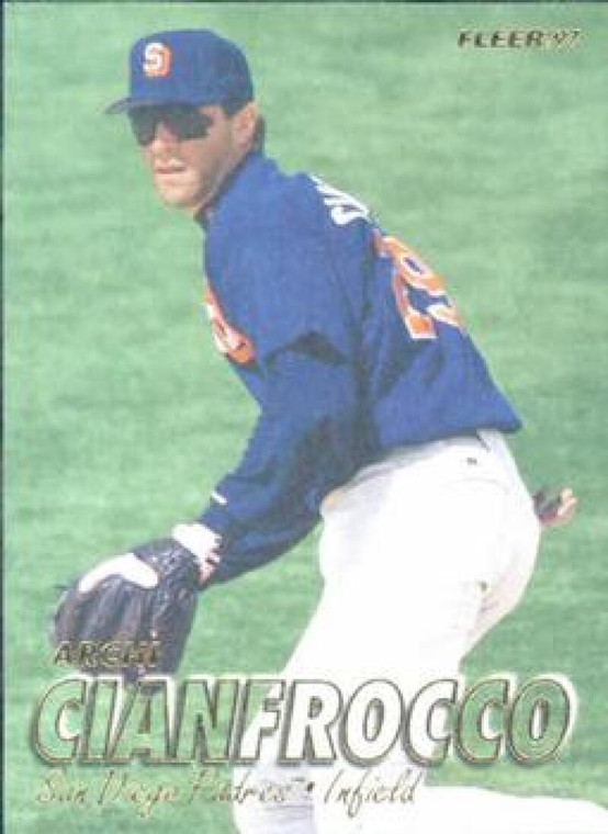 SOLD 47863 1997 Fleer #458 Archi Cianfrocco VG San Diego Padres 