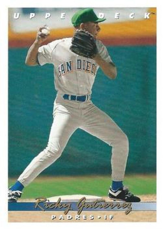 1993 Upper Deck #660 Ricky Gutierrez VG San Diego Padres 