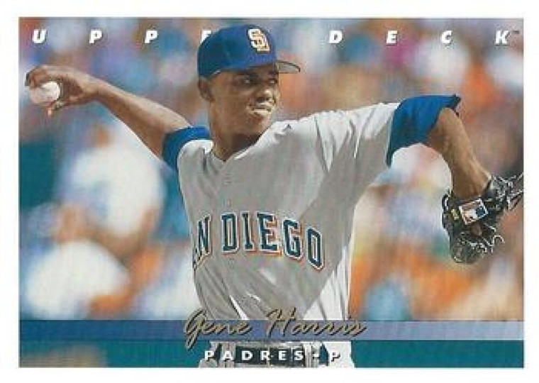 1993 Upper Deck #657 Gene Harris VG San Diego Padres 