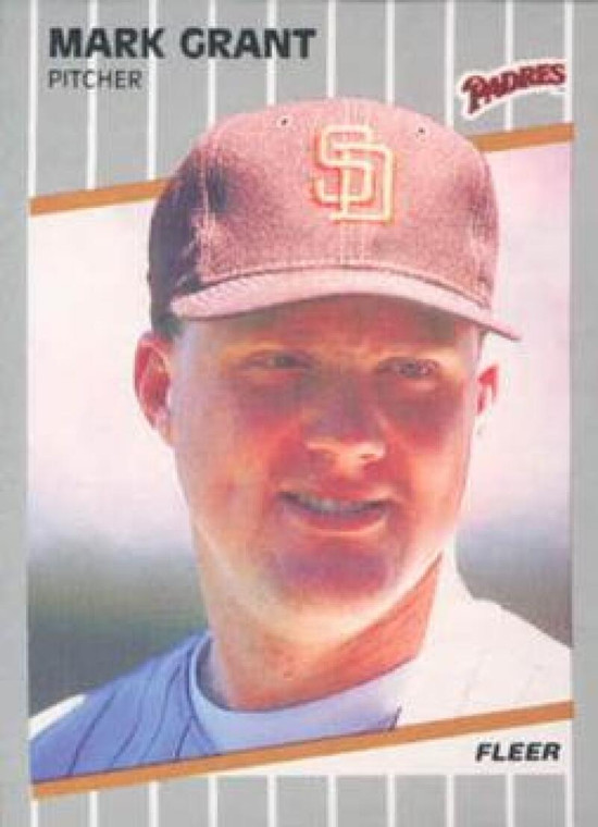 1989 Fleer #304 Mark Grant VG San Diego Padres 