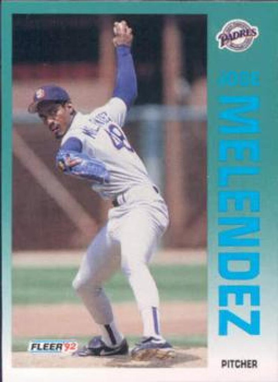 1992 Fleer #615 Jose Melendez VG San Diego Padres 