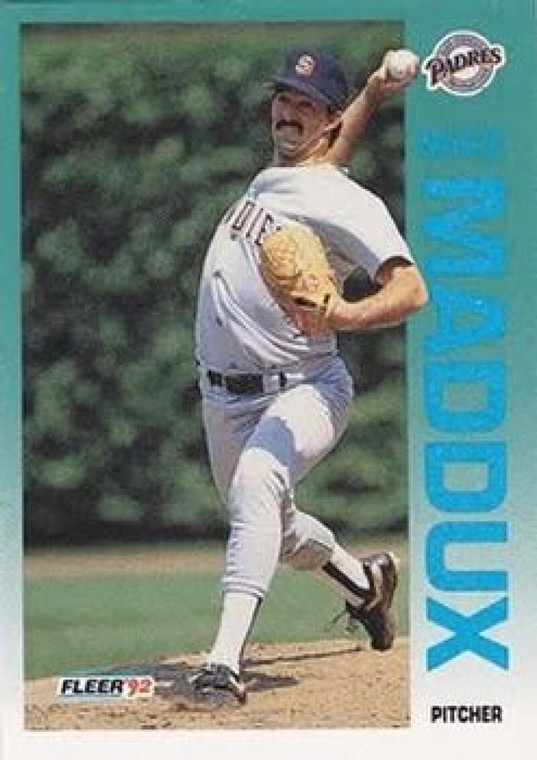 1992 Fleer #613 Mike Maddux VG San Diego Padres 