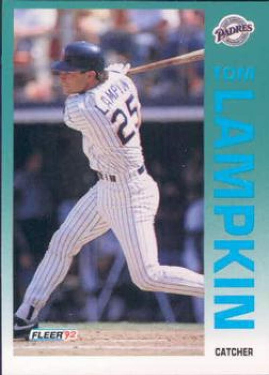 1992 Fleer #610 Tom Lampkin VG San Diego Padres 