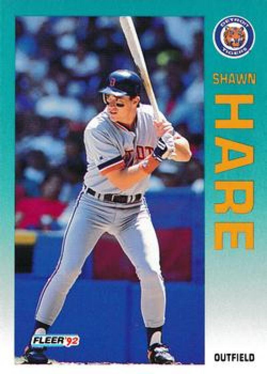 1992 Fleer Update #23 Shawn Hare NM-MT  RC Rookie Detroit Tigers 