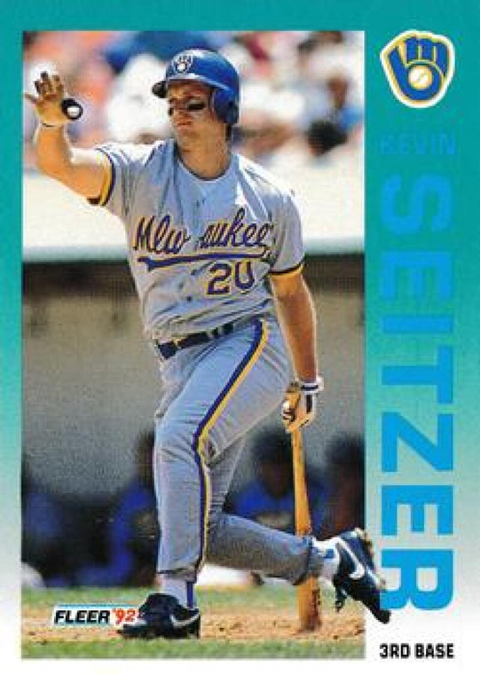 1992 Fleer Update #38 Kevin Seitzer NM-MT  Milwaukee Brewers 