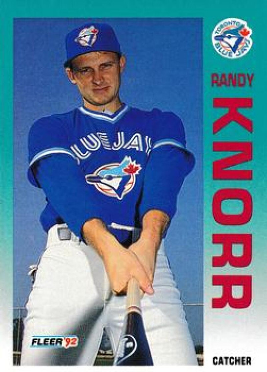 1992 Fleer Update #65 Randy Knorr NM-MT  RC Rookie Toronto Blue Jays 